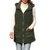 Damesjassen Winter Fleece Vest Jassen Dames Dikke Warme Mouwloze Jas Pluche Kapmantel Kasjmier Vest Outerwears Veste Femme