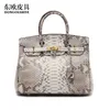 Birkns Luxury Bagemys'sPython Leatherバッグオリジナルデザインレジャートレンド25汎用ハンドバッグ