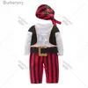 Costume à thème Capitaine Pirate Venez pour bébé garçon Enfant Halloween Noël Fête d'anniversaire Cosplay Déguisement Anime Vêtements CosplayL231010