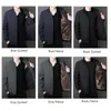 Erkek Ceket Browon Marka Kış Ceket Erkekler Sonbahar Düz Renk Peluş ve Kalın Katlar Artı Boyut 8xl Stand Yakası Sıcak Giysiler 231010