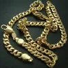 Ожерелье-цепочка унисекс из 18-каратного 18-каратного золота длиной 45 см N104324l