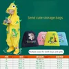 Raincoats Children's Raincoat Kindergarten Poncho for Primary School Students Baby Rain Gear Dinosaur Kids Coat 231010