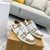 Amiiri Chunky Fashion Sneaker Buty Skel Buty Kość Najwyższa jakość skórzana designerska skórzana niska swobodne sportowe buty czerwone oddychane deskę Męskie białe panda kolor R8R7