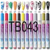 Nagellak 12 kleuren Nail Art Graffiti Pen Set DIY Graffiti Smudge Tekening Nagelverf Pen 1 * Kit Kleurrijke Liner Brush Tekenpen TD126K 231011