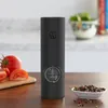 Mills Electric Pepper Grinder Or Salt Adjustable Coarseness Battery Powered with Lights 231011