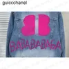 23ss Designer Uomo Giacca di jeans Donna Casual Giacche larghe Lavaggio classico Strass Capispalla Autunno Protezione solare Giacca da donna da uomo
