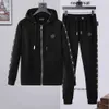 74168 Plein Tracksuits Philipps Hoodies PP Jaquetas Joer Bear Conjuntos Casuais Mens Treino HOODIE Homens Jaqueta Calças Calças Esportivas Terno CRYSTAL SKULL FASY