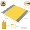 Pillow Beach Blanket Sand Proof Picnic Outdoor Mat Portable Waterproof Soft Fast Drying Nylon For Travel Camping Hiking
