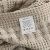 Blankets Solid Thicken Muslin Cotton for Beds Waffle Plaid Car Nap Couch Sofa Throw Blanket Soft Home Bed Cover Sheet Bedspreads 231011