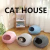 Kattenbedden Meubels Comfort Kattenbed Warm Wasbaar Huisdier Kattenbed Iittle Mat Mand met Kussen Huis Grottas Voor Kleine Katten Honden 231011