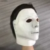 Costume Accessories 1978 Halloween Michael Myers Mask Cosplay Horror Bloody Killer Demon Latex Helmet Carnival Masquerade Party Come PropsL231011