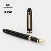 Stylos à plume Jinhao X350 Stylo Rétro Élégant Barrel Gold Clip Fine Medium Nib pour l'écriture Signature Bureau École A7345 231011