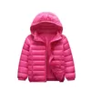 Manteau en duvet de canard blanc pour enfants, veste d'hiver légère et décontractée pour garçon et fille, vêtements pour bébé rouge, noir et jaune, costumes de neige pour enfants, hiver 231010