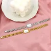 Conjunto de collar y pendientes USENSET, joyería de acero inoxidable de alta gama para mujer, pulsera con dijes con incrustaciones de ópalo cuadrado, regalo a prueba de óxido