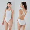 Costumi da bagno da donna Costume da bagno femminile sexy senza schienale Vintage One Piece Push Up Stampa Donna Monokini Costumi da bagno imbottiti Biquini siamese