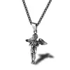 Pendentif Colliers Colliers Mens Angel Boy Acier inoxydable Chaîne en or Collier 2021 Bijoux sur le cou Amulette Cadeau pour homme Acce279g