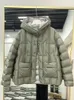 Abrigos de trinchera para mujer 2023 Pato blanco abajo chaqueta de invierno mujeres 90% abrigo femenino soporte collar globo casual suelto parka con capucha abrigo de nieve