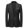 Herrenanzüge, Herrenanzug, Mantel, Business-Stil, Slim-Fit, Einzelknöpfe, Jacke, lässig, Hochzeit, Bräutigam, Blazer, Mäntel, asiatische Größe