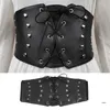 Belts Delicate Stretch Waist Belt Women Elastic Corset Rope Wide For Banquet Shirt Blouses Coat Decor