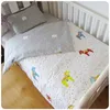 Beddengoed Sets 3 Stuks Baby Set Voor Borns Ster Patroon Kid Beddengoed Jongen Puur Katoen Geweven Wieg Dekbedovertrek Pillocase Laken 231011