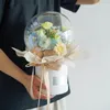 Confezione regalo Scatola regalo Bouquet Mini Custodia da imballaggio in carta Coperchio Abbraccio Secchio Vaso Sostituzione Scatole per fiorista Fiori portatili