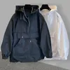 Hoodies masculinos 897504629 moletom com capuz masculino carga harajuku jaquetas de manga longa ao ar livre casaco leve zíper streetwear