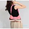 Shoulder Bags Design Sewing Thread Messenger Bag Female Fashion Contrast Color Braided Twist Strap Armpit