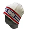 Berretto bianco da uomo cappello moda donna cofano per donna casquette berretti invernali uomo casual cappelli da esterno per uomo berretto con lettera stampata Berretto per lui e per lei