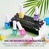 Esmalte Makartt Blooming Nail Polish 6MLSoak-Off UV Gel polonês Tinta para unhas Aquarela Rosa Azul Pastel Blossom Nail Art Verniz Mágico 231011