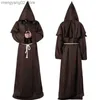 Theme Costume Ancient Come Medieval Monk Clothing Monk Robe Wizard Clothing Priest Clothing Halloween Cos Come T231011