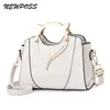 Evening Bags Luxury Handbag Designer PU Leather Solid Color Messenger Bag Fashion Shoulder Crossbody Girls Tassen Tote 231010