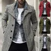 Men's Trench Coats Men Trench Coat Washable Men Jacket Long Sleeves Coldproof Single Breasted Trench Coat Dressing 231010