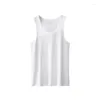 Men's Tank Tops Summer Modal Seamless Top Solid Slim Fit Sleeveless T-shirt Male Casual Versatile Sports Fitness Bottoming Shirt