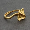 Cluster Rings Weddings Party For Women Plant Shape Finger Ring Jewelry Gifts 2023 Items