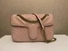 2023 Fashion Marmont Women Luxurys Designers Väskor Verkliga läderhandväskor Kedjan Kosmetisk Messenger Shopping axelväska Totes Lady Wallet Purse