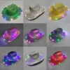 Space Cowgirl LED Hat Flashing Light Up Cowboy Hats Luminous Caps Halloween kostium hurtowy FY7970 G1011