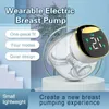 BreastPumps Electric Intelligent Integrated Large Suction Hand Free Pregnant Women Silicone Electric Portable Pumps Suit 231010