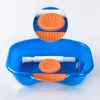 Lavandino portatile per shampoo, lavabo per capelli, lavabo in plastica, con tubo di scarico, vasca per bambini, anziani disabili 211026263J