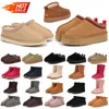 Projektant Mini Kids Bot Australia Mężczyzn Kobiet Platforma Platforma Flats Boots Tazz Tasman Slippers Winter Slides Khaki Black Classic Botows Ultra Snow Botowania na zewnątrz