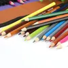 Crayon DASEN 48 Cores Lápis Aquarela Conjunto com Rolo Estojo Desenho Cor De Couleur Rainbow School Art 231010