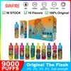 2024 New Sunfire Tornado 9000 Puff OEM ODM Vape Shisha Stift Großhandel 9k 10k 12k 15k Puffs Mesh Spulen Einweg E -Zigarette Puff 15000 12000 10000 RBG Light In Deutschland