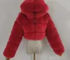 冬の服暖かい贅沢なフェイクファーフラッファーファージャケット女性用ファーコート女性コートプラスサイズの服394n8
