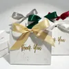 Другие товары для вечеринок Мраморная коробка конфет Подарочная серая картонная коробка «Спасибо» Упаковка небольшая сумка для свадьбы Саби Душ Украсить 231011