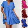 Casual Dresses Women Mini Dress Loos