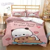 Ensembles de literie 3pcs / Set Cartoon Bubu et Dudu Series Design Home Textile Housse de couette Taie d'oreiller Kid Teen Girl Lover Covers