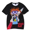 Child's Play Chucky 3D Print T Shirt Men Women Summer Fashion Casual Hip Hop T-Shirt Horror Movie Harajuku Streetwear Funny T2474