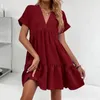 Casual Dresses Women Mini Dress Loos