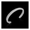 Gioielli Bracciali Gioiellibracciali 925 Sterling Sier Moda Charms Bracciale rigido Retro Vintage Stili misti Gioielli per le donne Chris Dhb1G