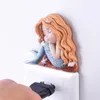 Switch Stickers Europeanstyle Resin Mermaid 3d Wall Creative Household Cute Character Socket Cover Bedroom Decoration 231010