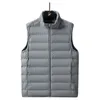 Gilets pour hommes Hommes hiver ultraléger classique chaud vers le bas veste sans manches gilet gilet automne casual outwear blanc canard 8XL 231011